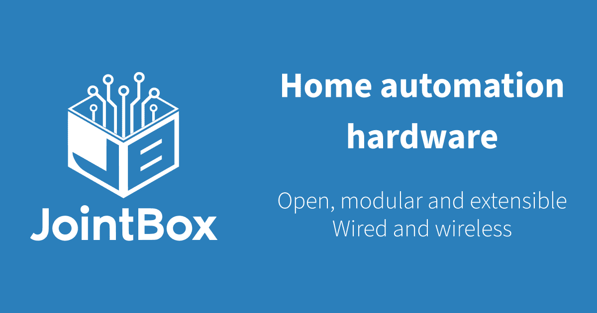 JointBox Open Hardware for home automation JointBox Home